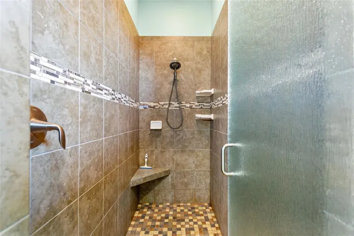 Walk in shower