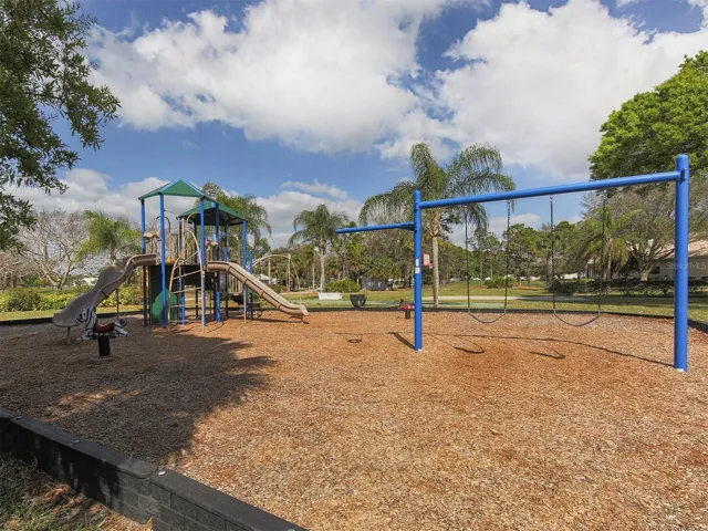 The little ones will love the play ground at the community park
