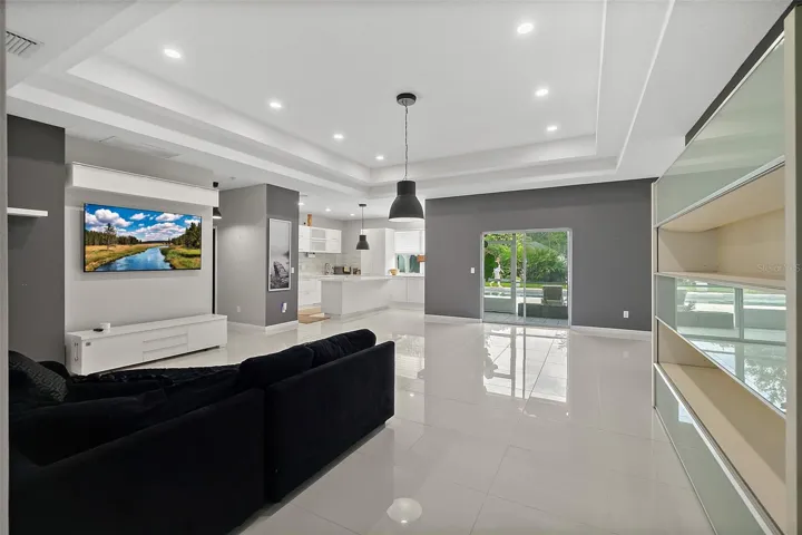 Minimalist open-concept design