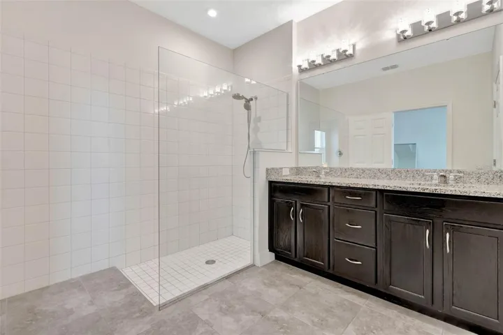 Primary Bathroom with dual sinks.