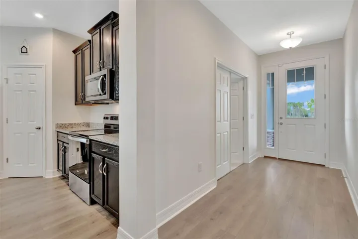 Spacious foyer.