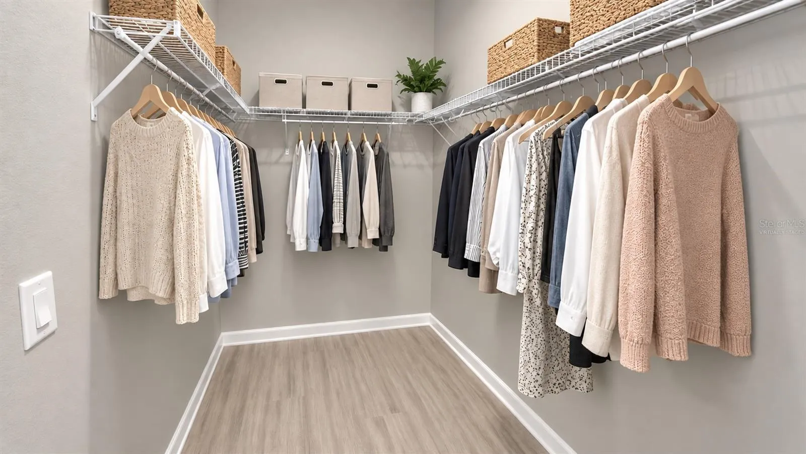 Virtually Staged-Walk-in Closet
