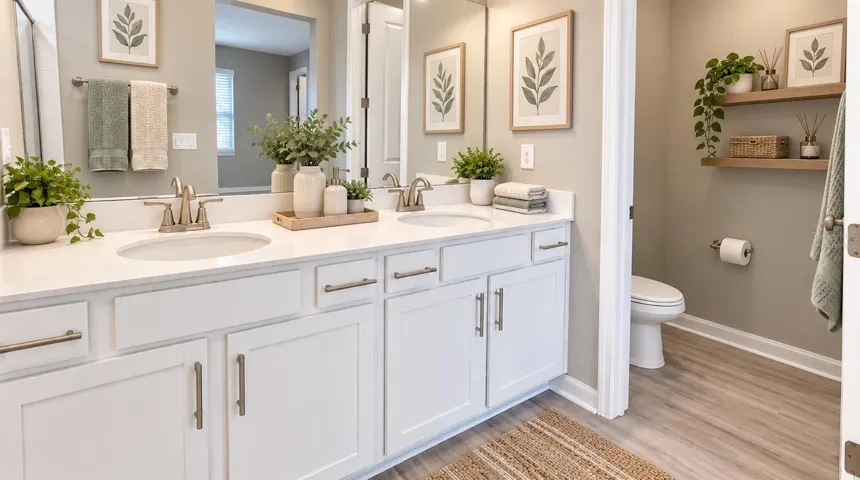 Virtually Staged-Main Bathroom