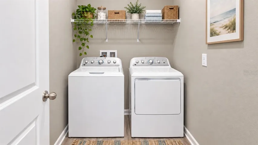Virtually Staged- Laundry Room