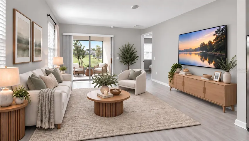 Virtually Staged- Living Room