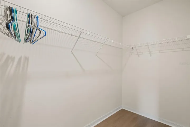 Primary walk-in closet