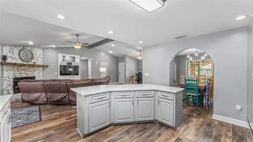 Kitchen/Living/Dining Room