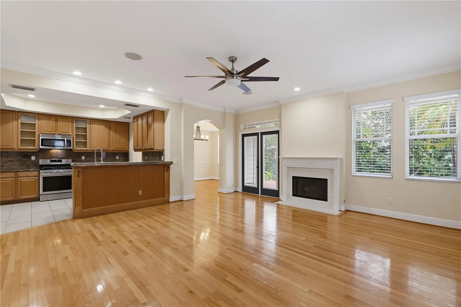 Living Room Looking toward Kitchen