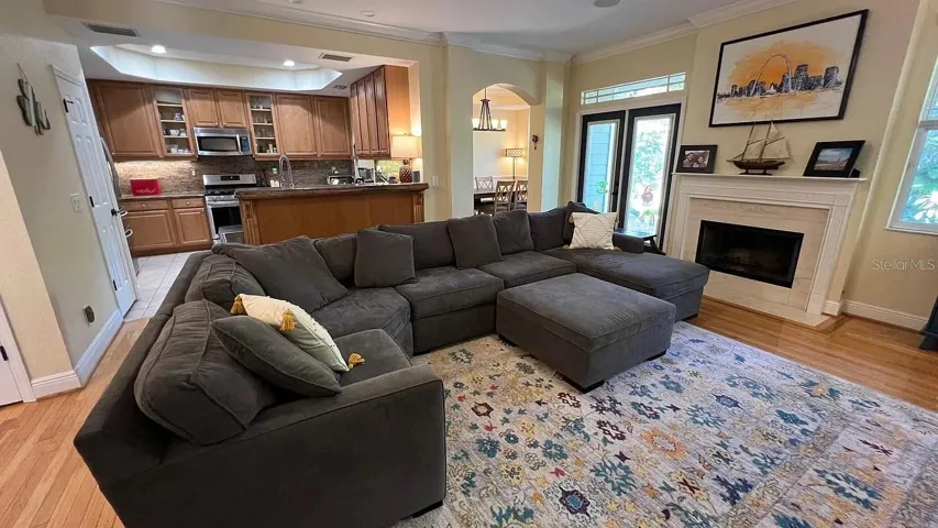 Living Room looking into the Kitchen