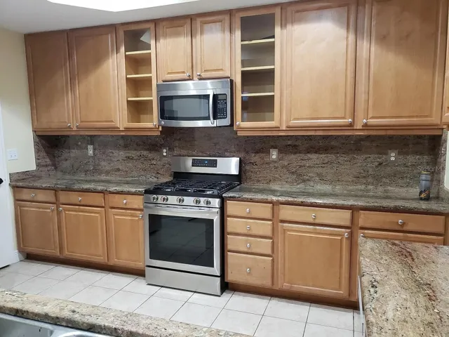 Granite Countertops and Backsplash