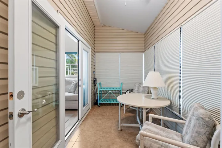 Screened in patio