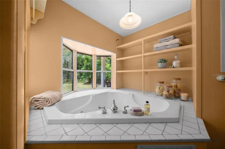 Primary Bath Soaker Tub with a View