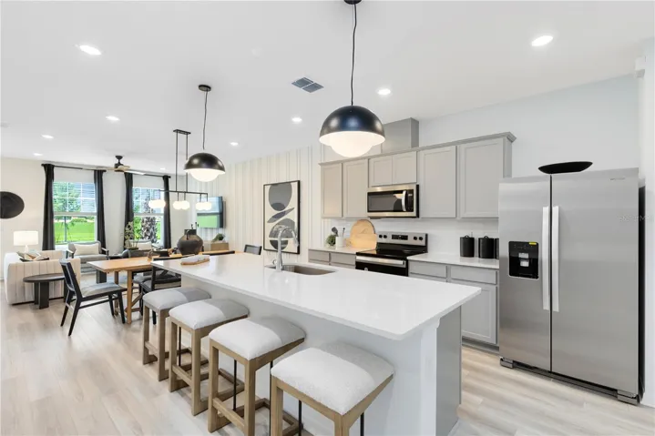 Model Home Design Only. Pictures and furnishings are for illustrative purposes only. Elevations, colors and options may vary. Furniture is for model home staging only.