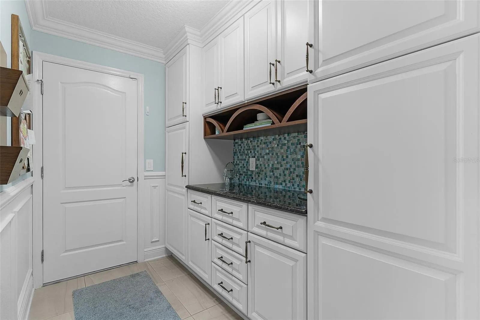 Typically the laundry room, this is now a butler's pantry