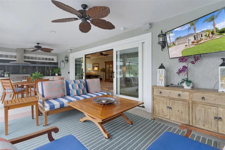 Relaxing sitting area