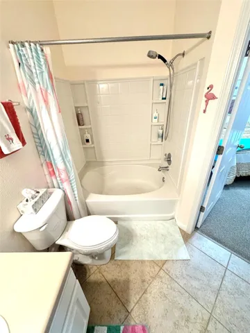 Guest bathroom with large garden tub