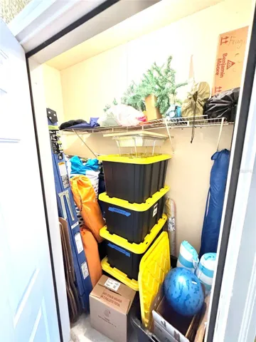 Outside storage room