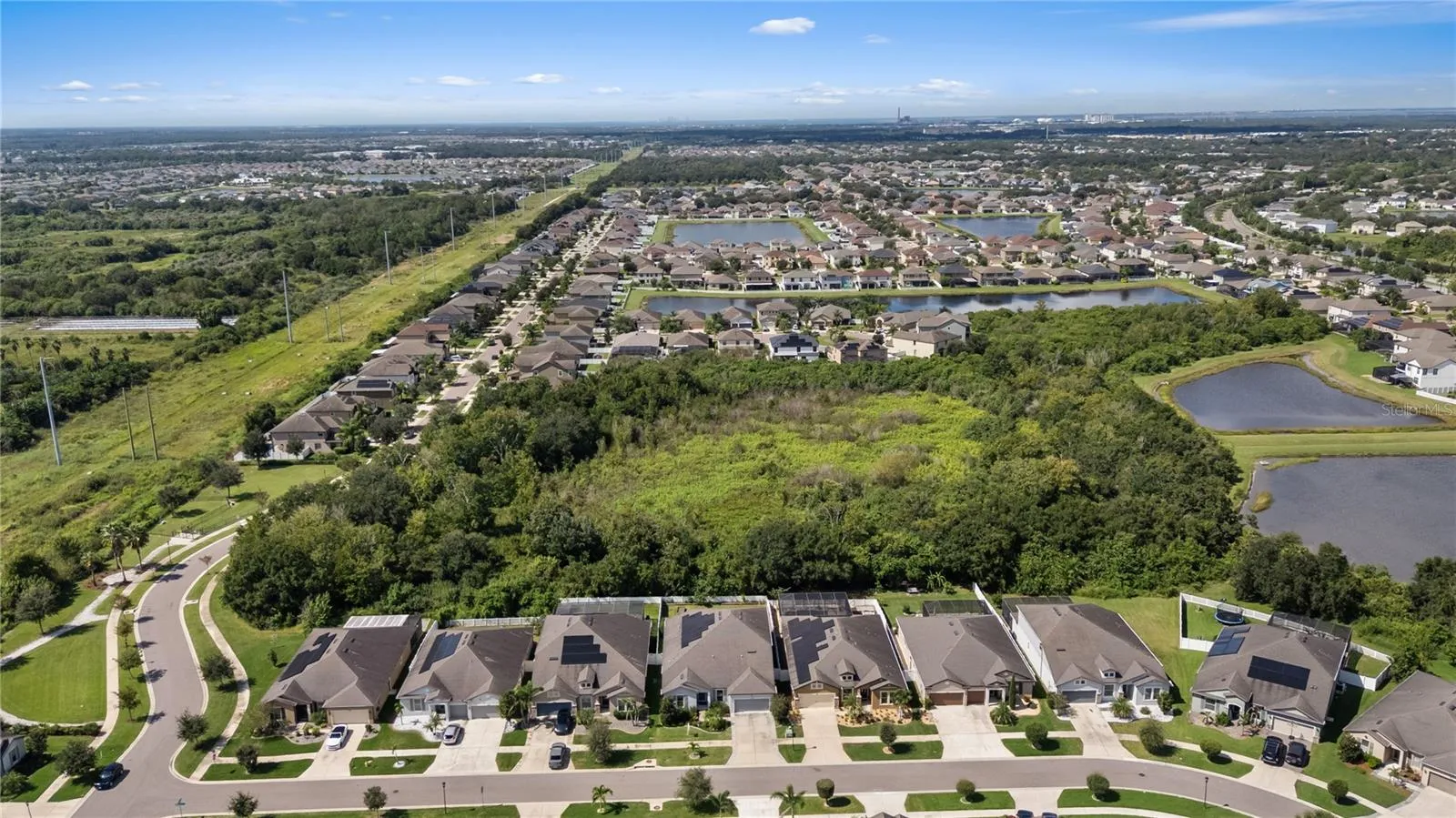 Bird's Eye View of Property
