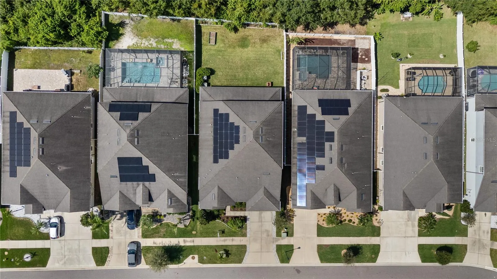 Top-Down Aerial View of Property