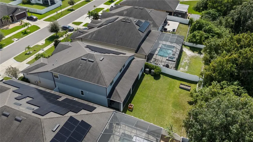 Aerial View Backyard