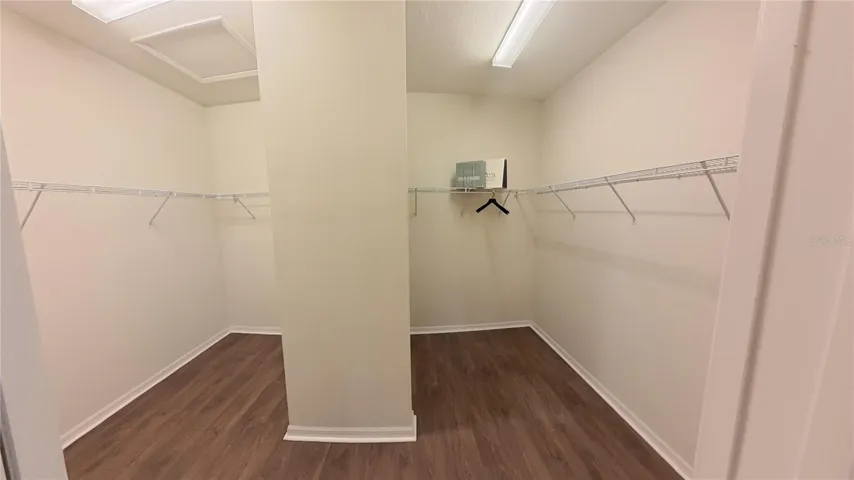 Primary closet