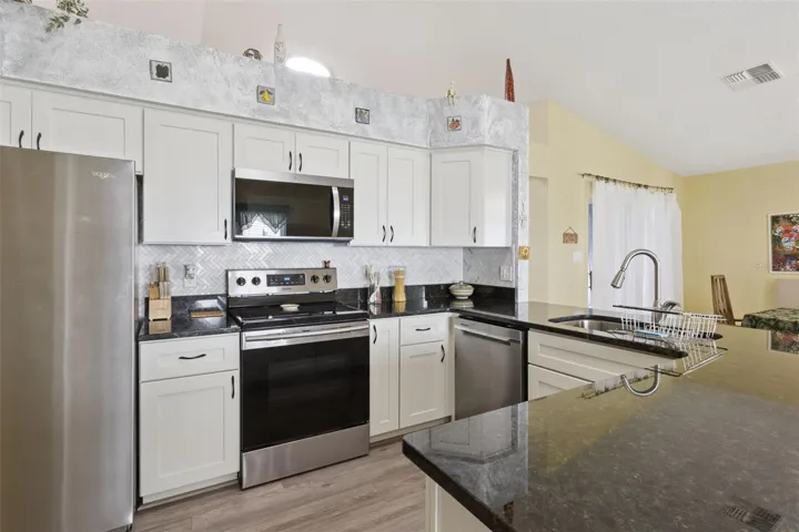 Kitchen with Stainless Steel package.