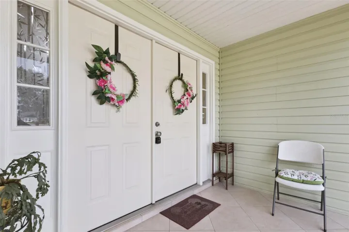 Enclosed Front Porch Entry