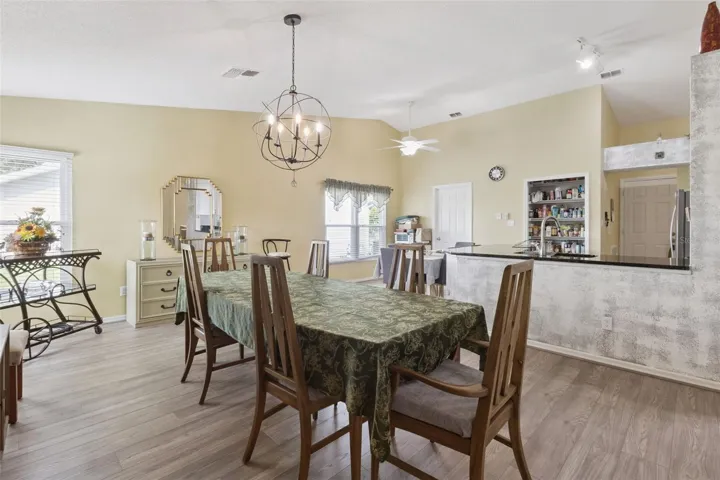 Family Room into Kitchen
