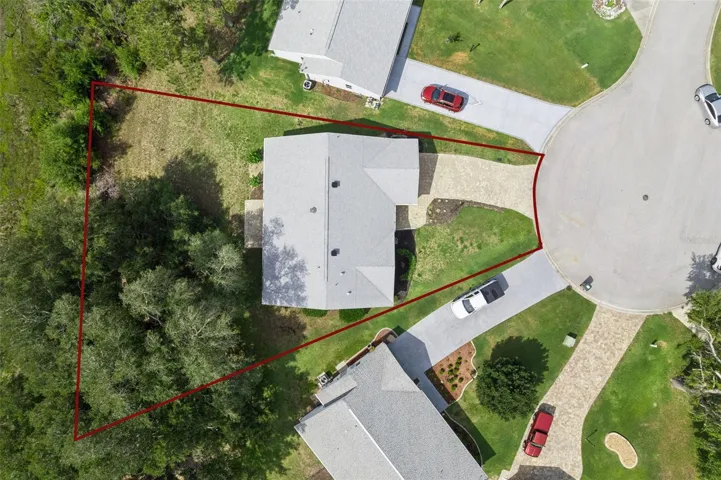 Aerial of Property Line
