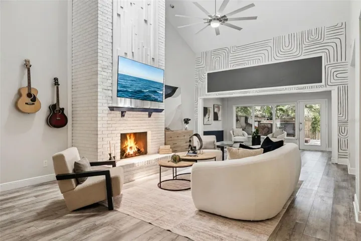 Inviting open concept floor plan