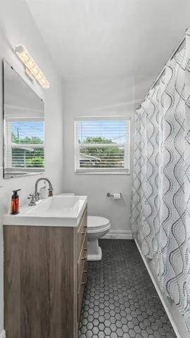 Hallway bathroom