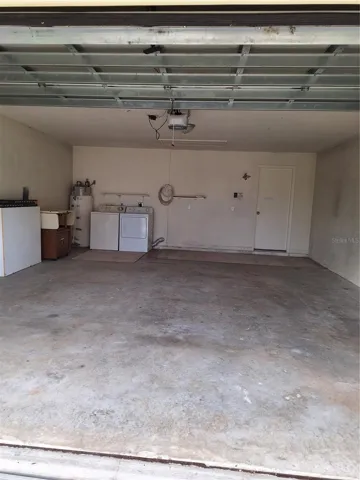 GARAGE WITH LAUNDRY AREA
