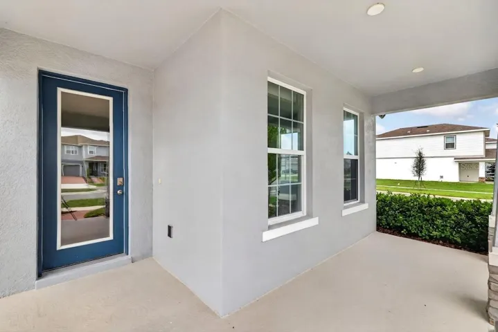 Covered front porch