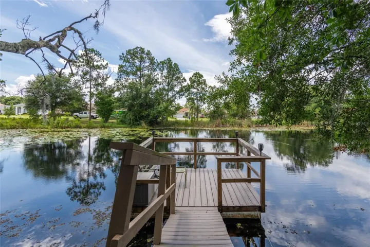 BEAUTIFUL VIEW OF CURVE LAKE AND DOCK