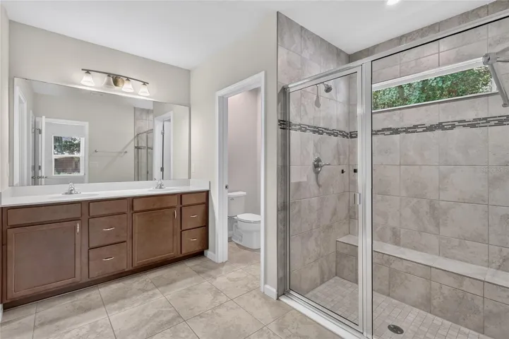 PRIMARY BATHROOM WITH DUAL VAINITIES