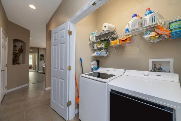 Laundry closet
