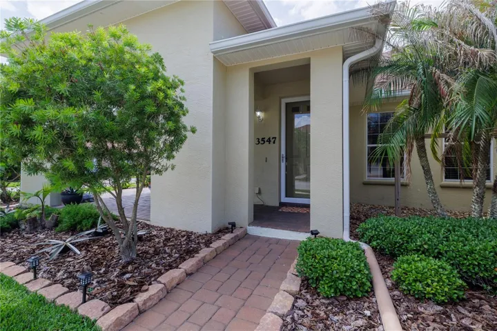 Approach to front door