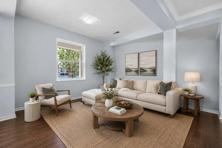 Virtually Staged, to show how space can be used for formal living