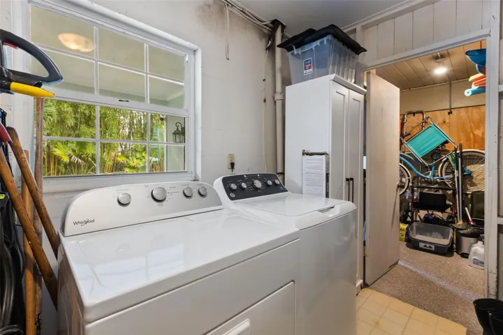 laundry and storage