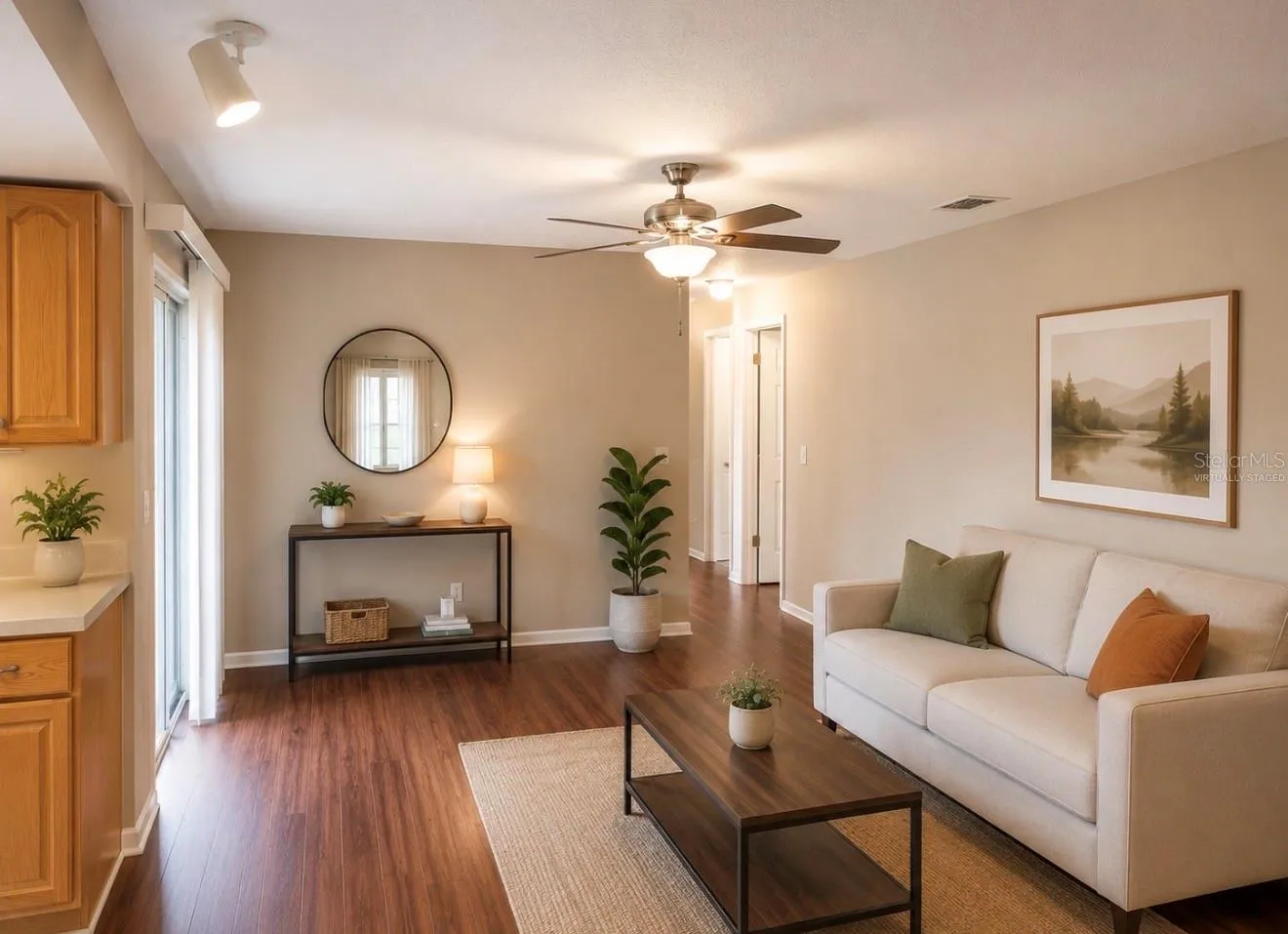 Living Room Virtually Staged