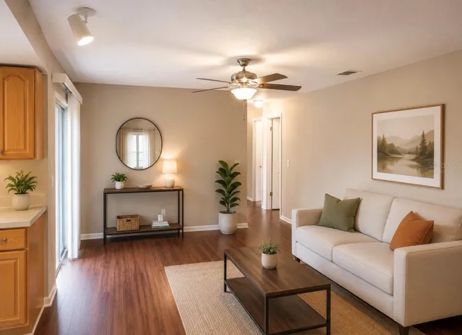 Living Room Virtually Staged