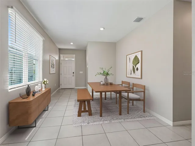 Virtually Staged Dining Room