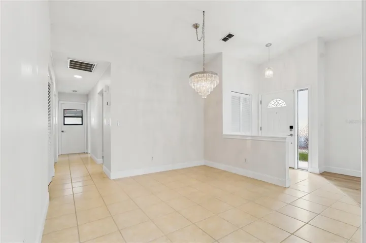 Dining room/hall to kitchen/garage/bath $ 2nd bdrm
