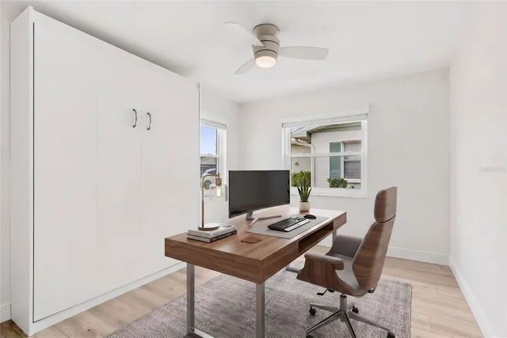 Bdrm 2 with built-in Murphy Bed