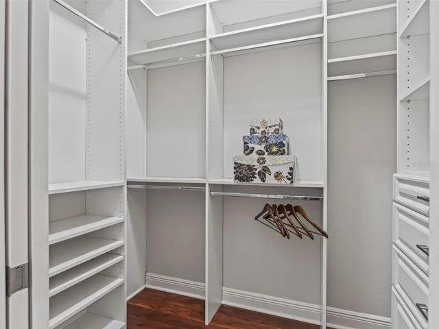 Custom walk in closets