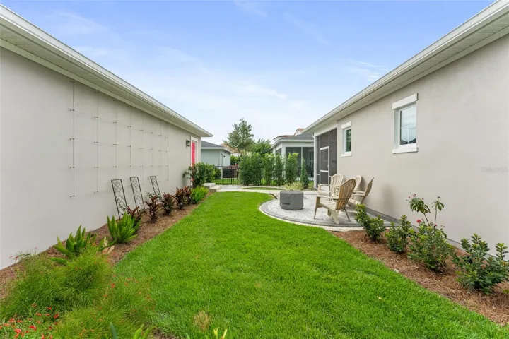 Backyard Lawn Area