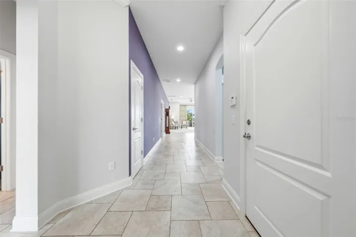 Front entry hallway leading into main area