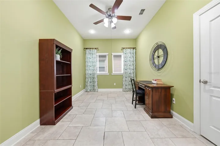 Den/Office/Flex space with French doors