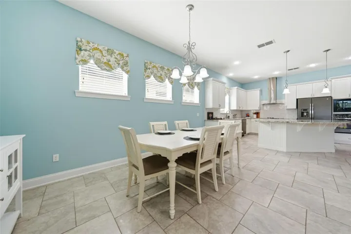 Tons of natural light throughout main areas