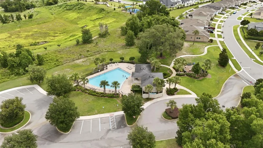 Community pool and playground
